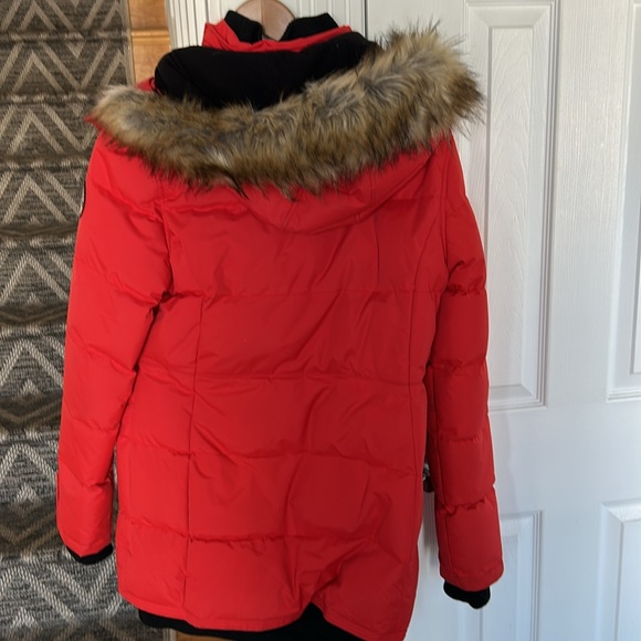Noise winter jacket in red orange colour - Picture 8 of 11
